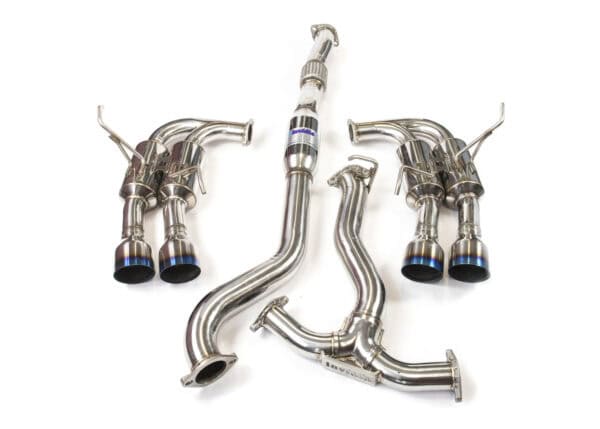 Invidia R400 Turbo Back Exhaust System w/Ti Tips - Subaru WRX 15-21 (Auto)