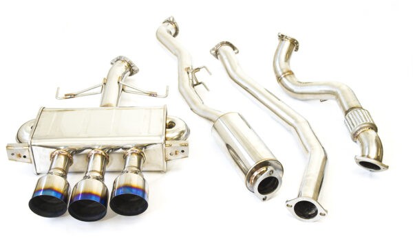 Invidia Q300 Turbo Back Exhaust w/Ti Tips - Honda Civic Type-R FK8 17+
