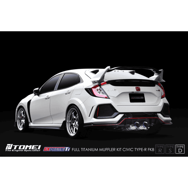 Tomei - Expreme Ti Type D Titanium Cat Back Exhaust (Honda Civic FK8 Type R) - Image 3