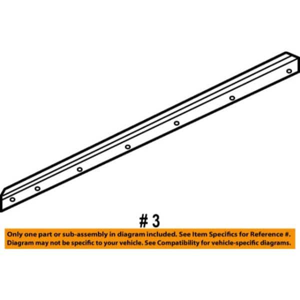 Honda OEM S2000 Driver Side Door Moulding
