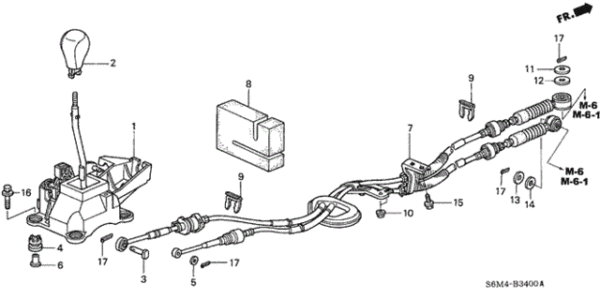 Honda OEM K20 Shifter Wire Washer B